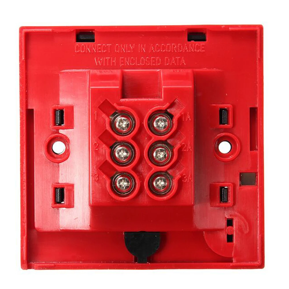 4pcs Emergency Door Release Glass Break Alarm Button Fire alarm swtich Break Glass Fire Emergency Exit Release