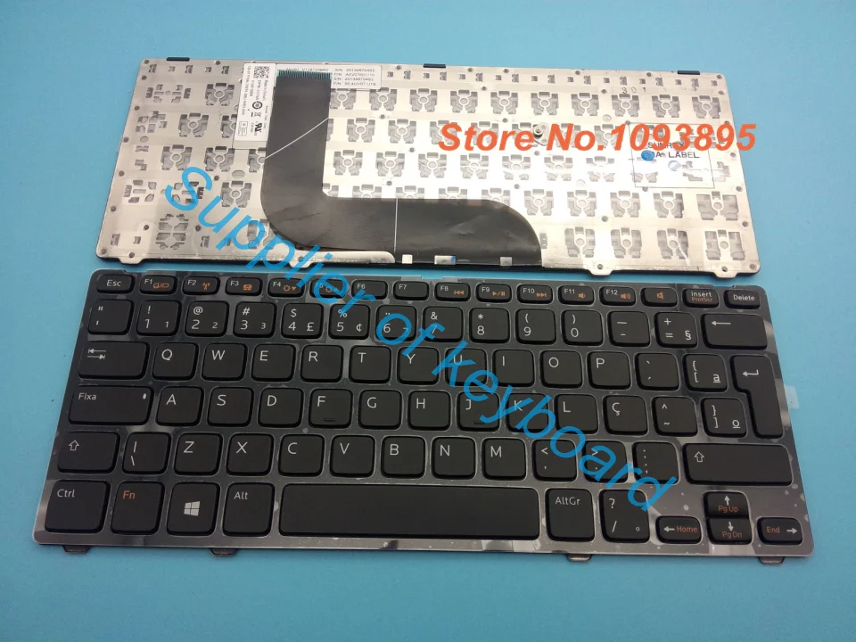 

Original NEW For Dell Inspiron 13Z 5323,14Z 5423,Vostro 3360 Laptop Brazilian Portuguese Keyboard