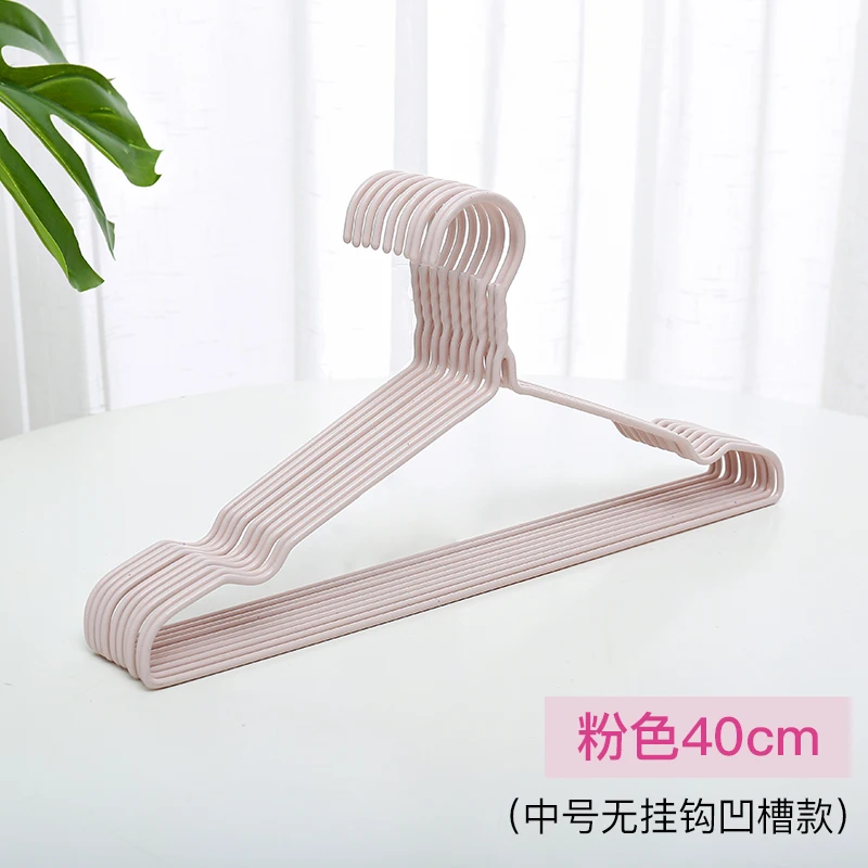 40pcs/lot Household plastic traceless multi-functional coat hanger, skid resistant adult and child coat hanger