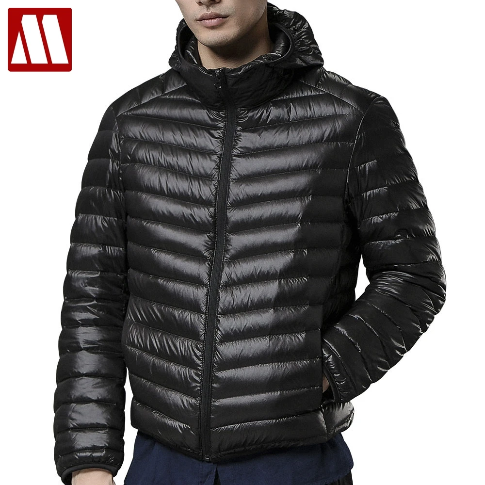 

2024 Winter Overcoat 90% White Duck Down Coat Men Hooded Ultra Light Down Jacket Male Windproof Warm Parka Outwear Plus Size 4XL