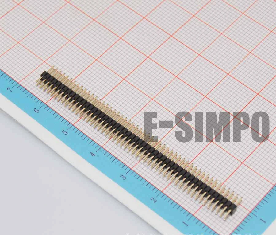 50pairs/lot Du Pont 1.27mm 2*50P Pin Header+Female Header,Double Row,Single Plastic,Straight,Rohs,Gold-plated,Free Ship