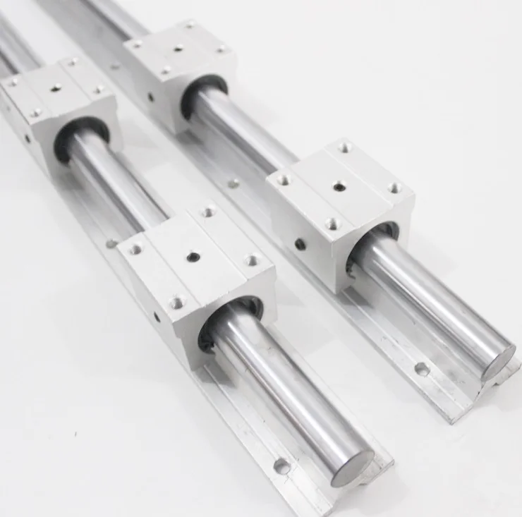 2pcs SBR25 L-900mm support rail linear guide + 4pcs SBR25UU linear bearing blocks for CNC router parts