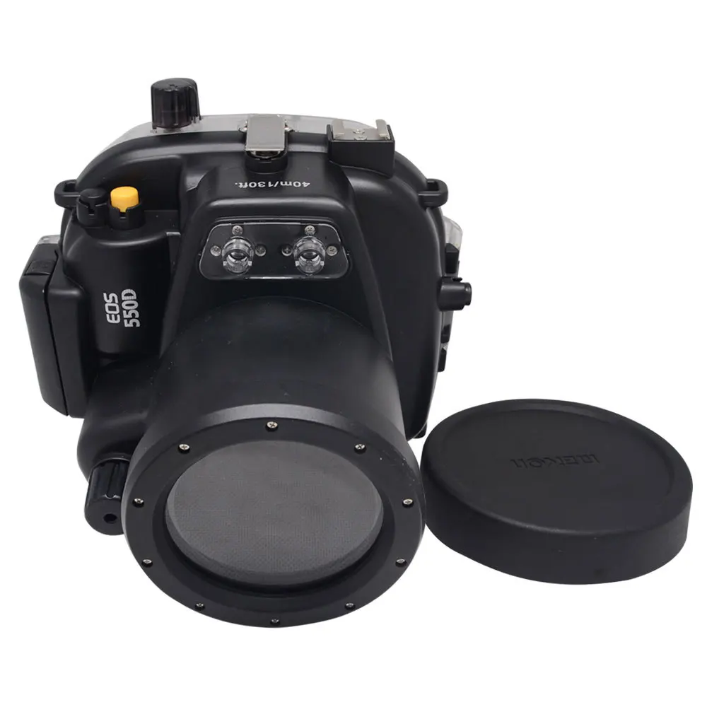 Underwater Waterproof Housing Case for Canon EOS 550D /Rebel T2i Can be used with 18-55mm Lens