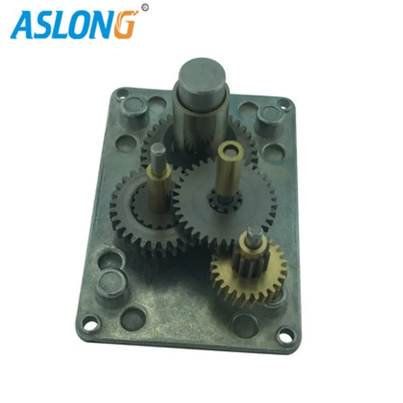 dual shaft right angle worm geared box double-axis gearbox reducer for speed-down reductor 6mm shaft to reduction motor A5840