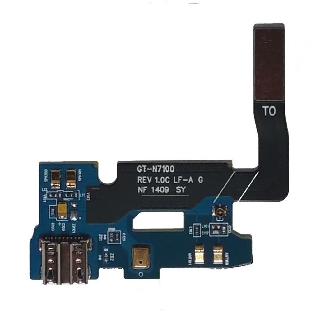 

Genuine Charging Dock Port Connector Flex Cable Ribbon For Samsung Galaxy Note 2 N7100 10pcs/lot