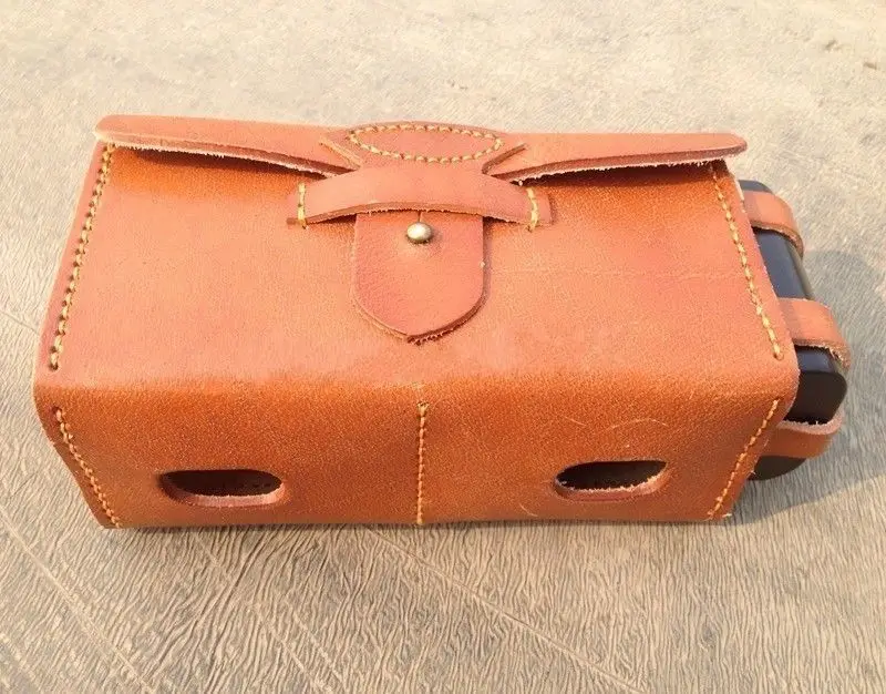 WWII WW2 Imperial Japanese Japan Arisaka Type 38 Leather Ammo POUCH WITH OIL Box
