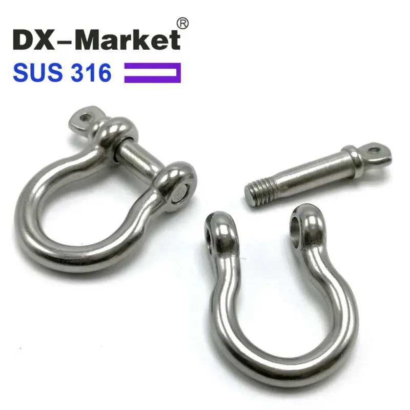 m28 , chain bow rigging shackle , 316 Stainless Steel bow type rigging , sus316 m28 bow shackle