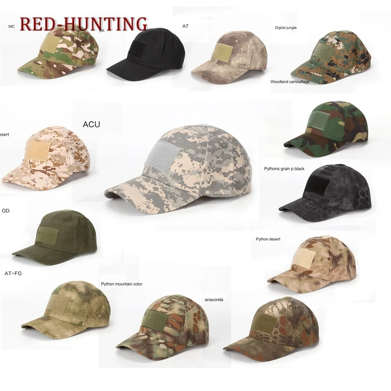 Hunting A-TACS FG AU Woodland Marpat Mandrake Multicam Tropic Black Arid Tactical Baseball Caps Camouflage Hat Camping tourism