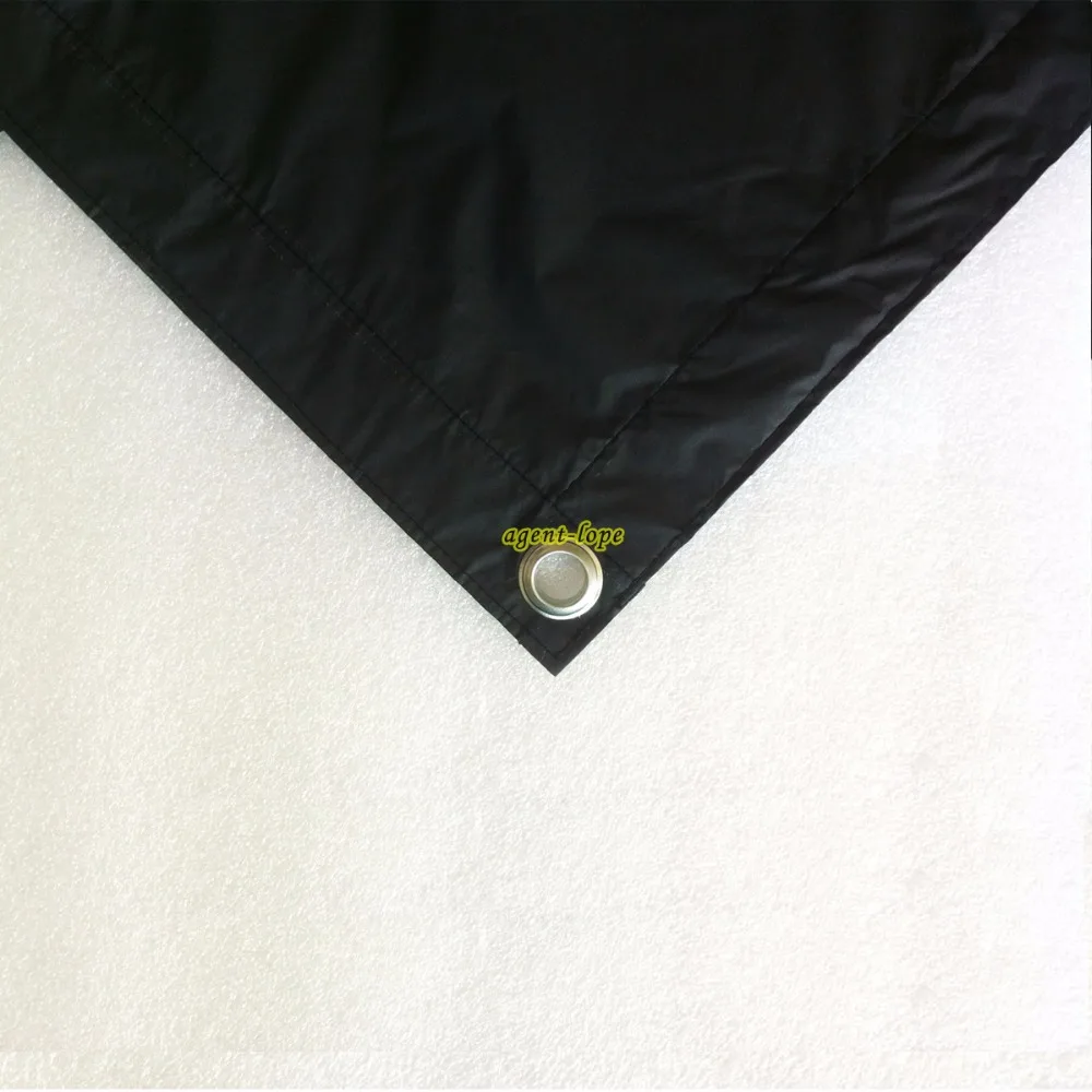 6x6m 20'x20' 20x20 Thick Black Cotton Cloth Full Light Black Out for  Photographic Lighting Solution