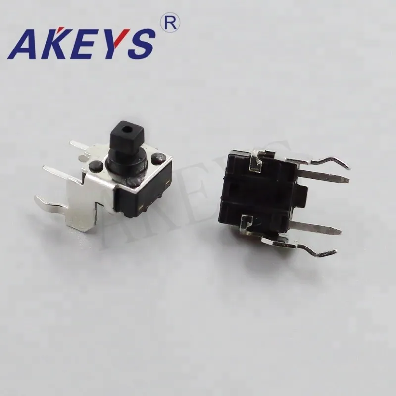 TS-D014F light touch switch with bracket, 2-pin, 6 * 6 square head, small key, electronic components, button accessories