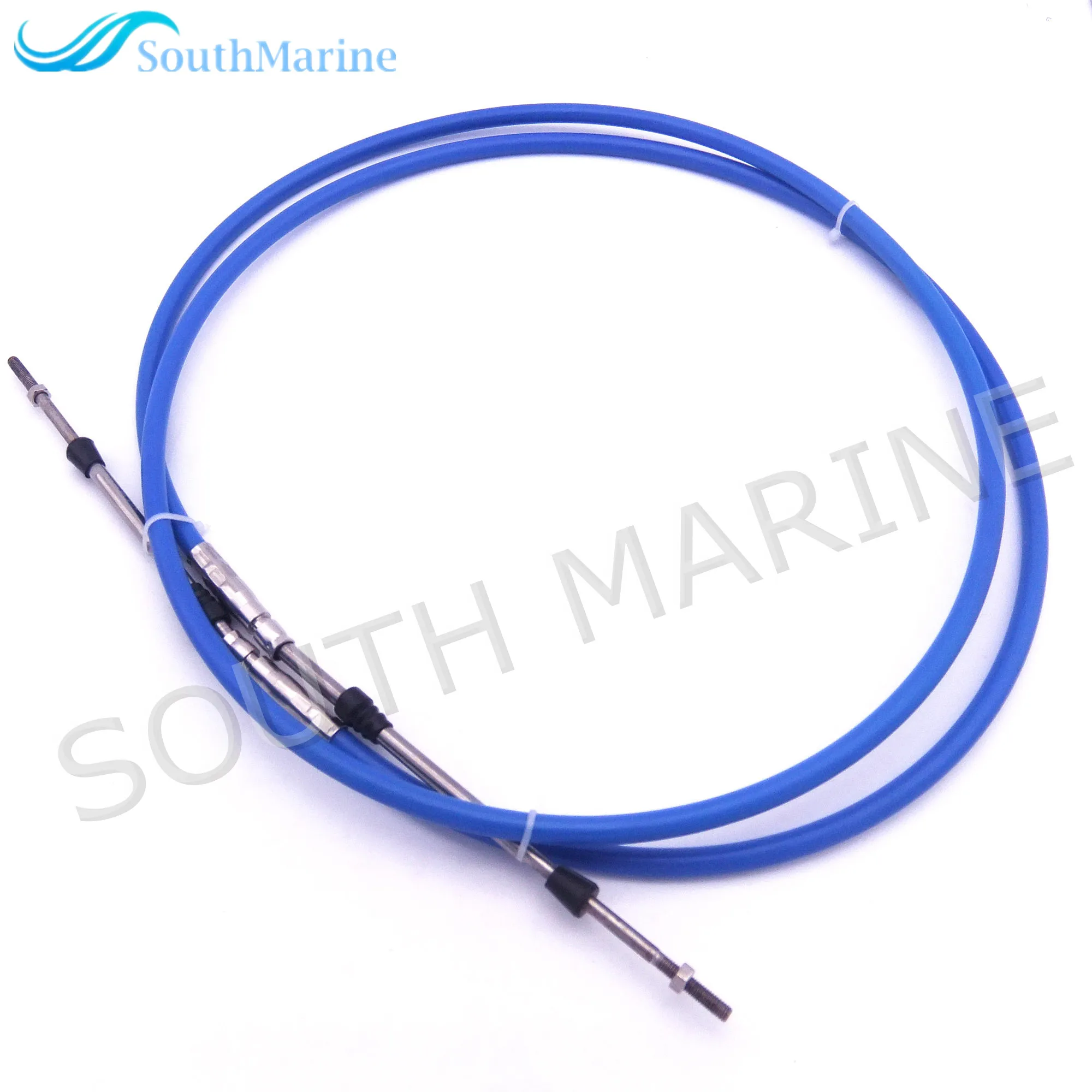 Remote Control Throttle Shift Cable 10ft ABA-CABLE-10-GY Outboard Engine for Yamaha Boat Motor Steering System 3.048m Blue