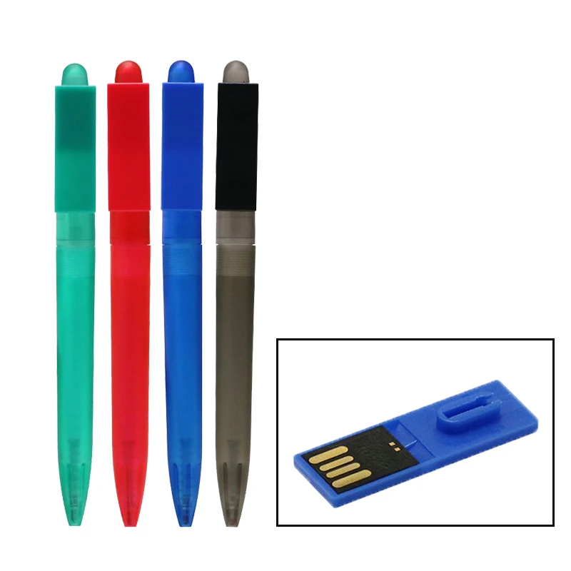 USB Flash Drive Hot Sale Pen Drive 64GB 32GB 16GB 8GB 4GB Pendrive Ballpoint Pen USB Stick 128GB Extended Memoria Stick Storage