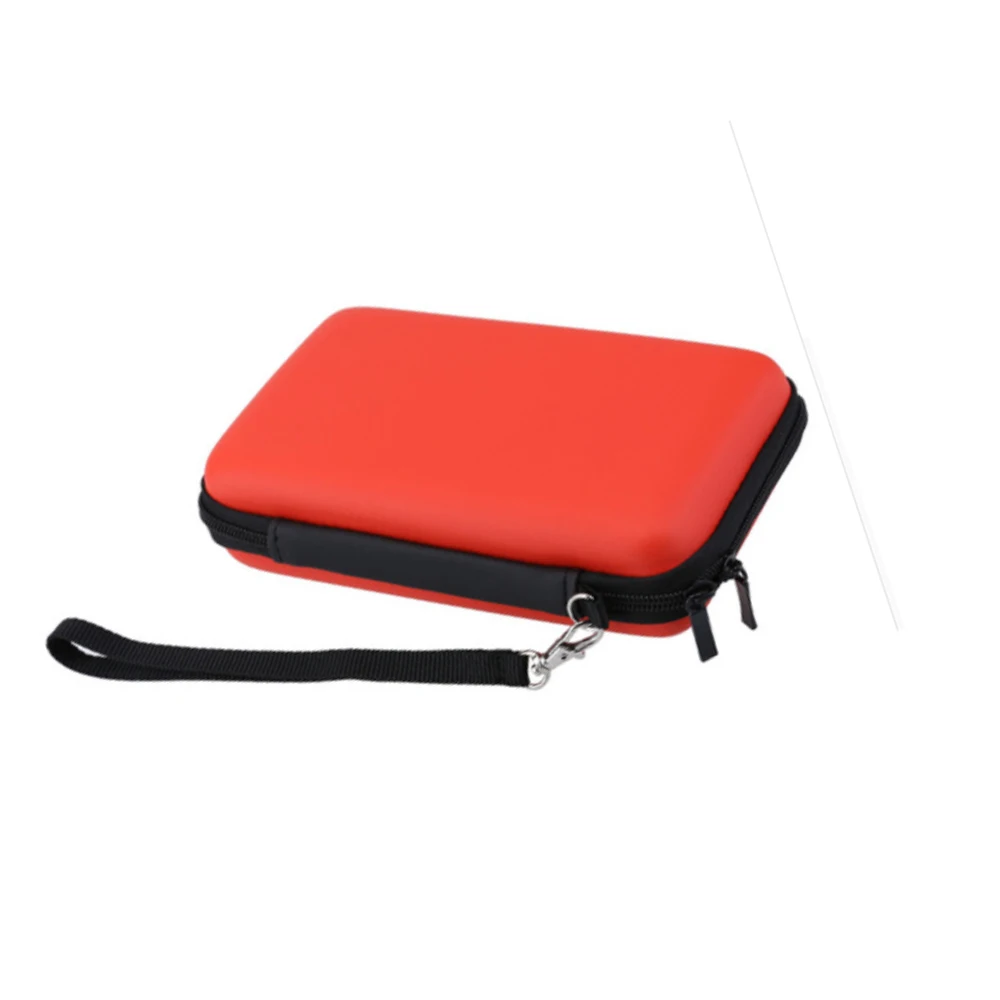 JCD 1pcs EVA Carrying Case Bag for New 3DS XL LL   For Pouch Hard Bags with Strap Blue Black Red