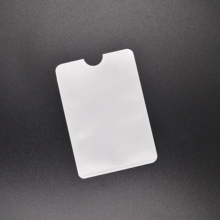 Leitor anti rfid de alumínio, carteira para cartões de crédito com bloqueio de cartões, nova capa protetora para cartão bancário e antifurto