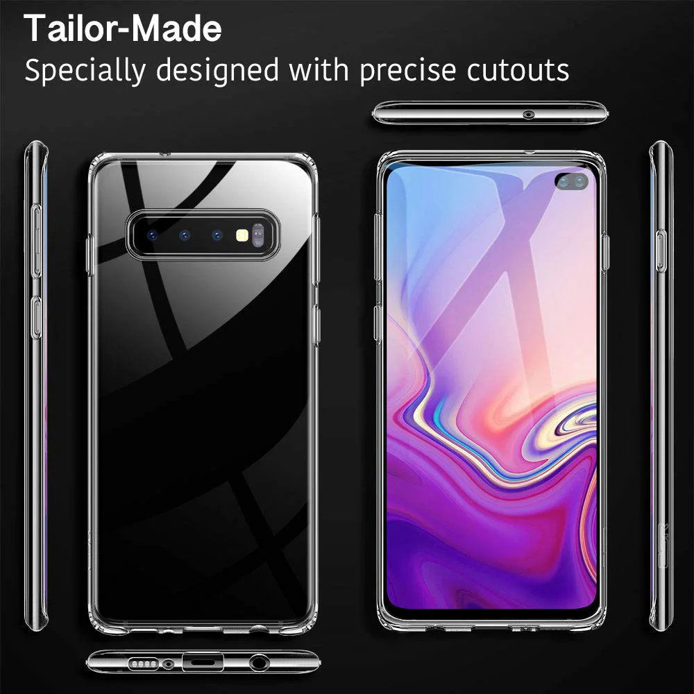 S10 + Trong Suốt Mềm TPU Cho Samsung Galaxy S10 Plus Ốp Lưng Điện Thoại Ốp Lưng Silicon Dành Cho Samsung Galaxy Samsung Galaxy S10 S10E ốp Lưng Trong Suốt