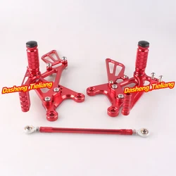 ZX6R 2005-2008 Footpegs Rearset Rear FootPeg For Kawasaki ZX-6R 2005 2006 2007 2008 Adjustable Motorcycle Accessories 1Pair