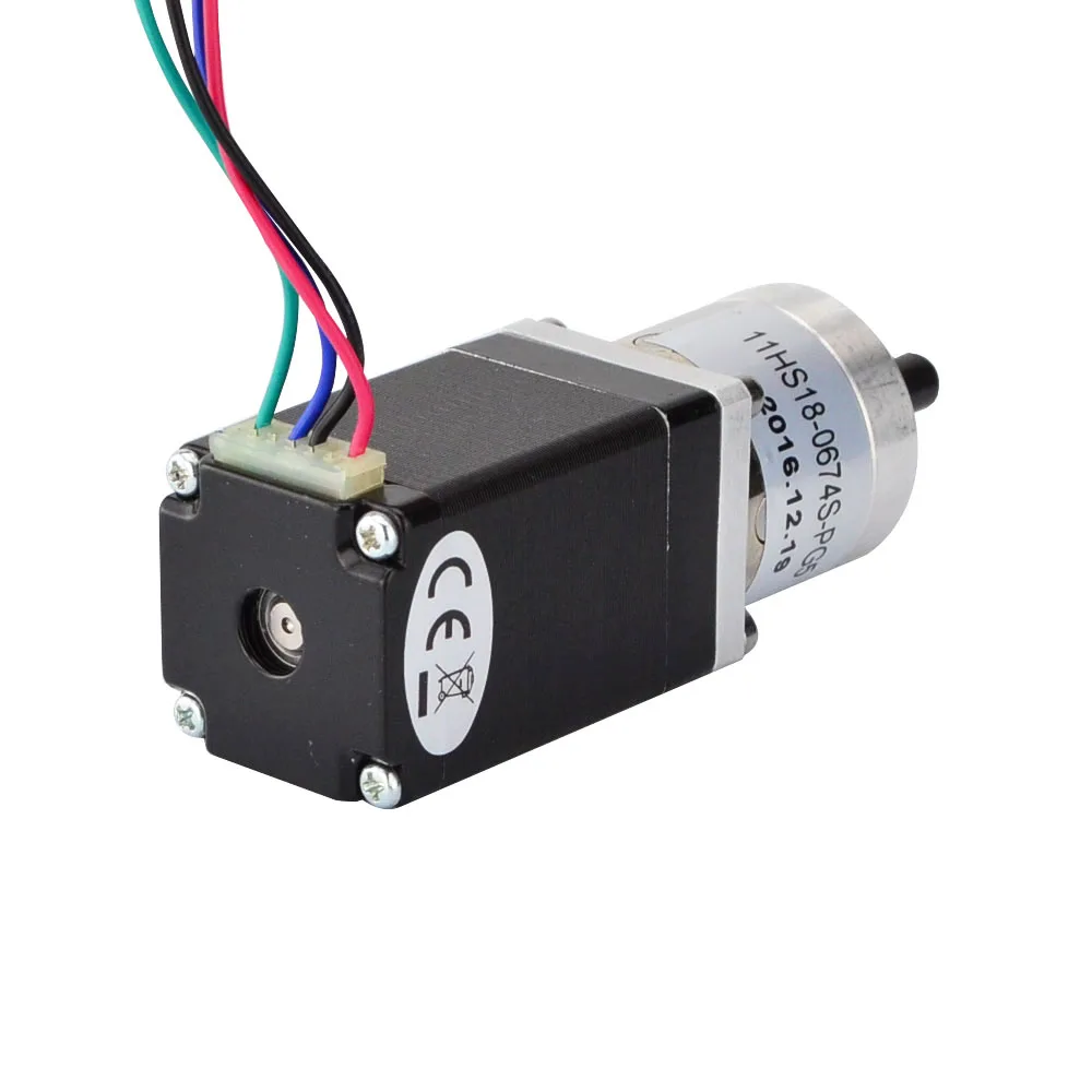 STEPPERONLINE Nema 11 Geared Stepper Motor with 5:1 Planetary Gearbox 0.67A Geared Step Motor 4-lead for DIY CNC 3D Printer