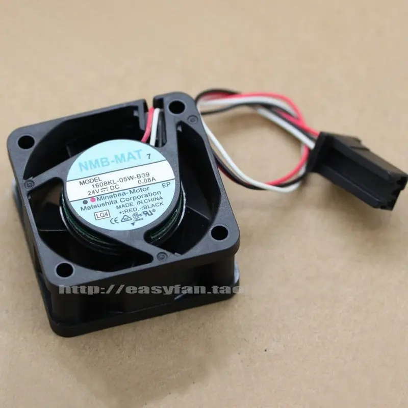 NMB-MAT 1608KL-05W-B39 24Vdc 0.08A Servo driver fan with Fanuc interface 2pcs in pack