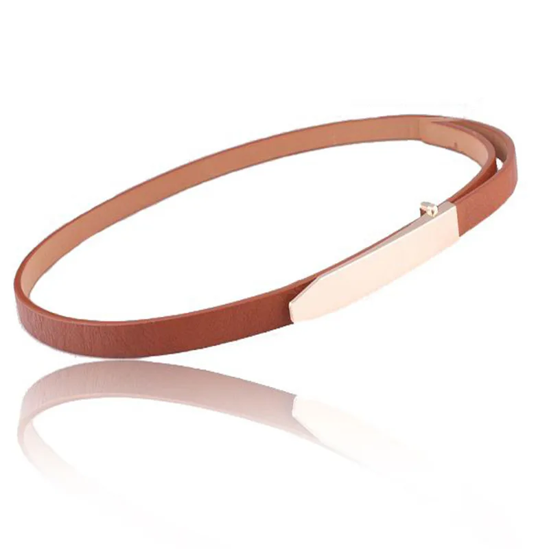 Women Hot Fashion Classic Minimalist Wild Thin Belt Waist Chian Women Belt Korean Style Retro Slender Waist Belt High Quality