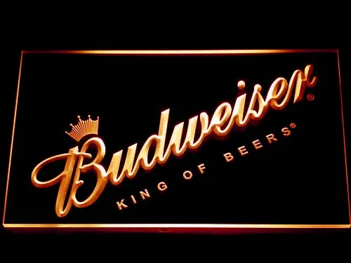 002 Budweiser Beer Bar LED Neon Light Signs with On/Off Switch 20+ Colors 5 Sizes to choose Sent in 24 hrs