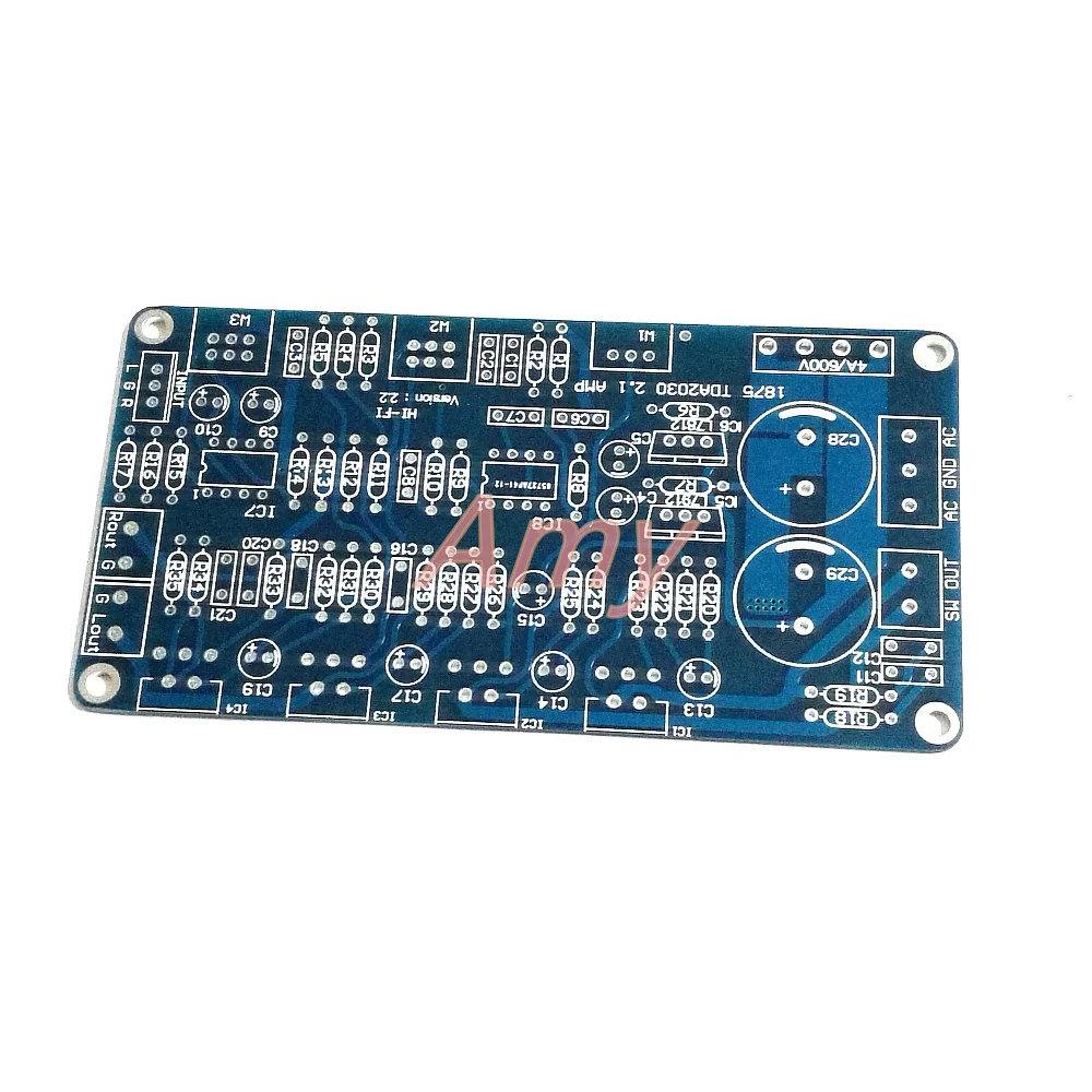2pcs/lot TDA2030A 2.1 /LM1875T 2.1 power amplifier PCB empty board