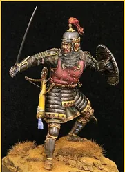 54mm Resin Model Kit Mongolian Soldiers Collectible Miniatures for Educational And Creative Play