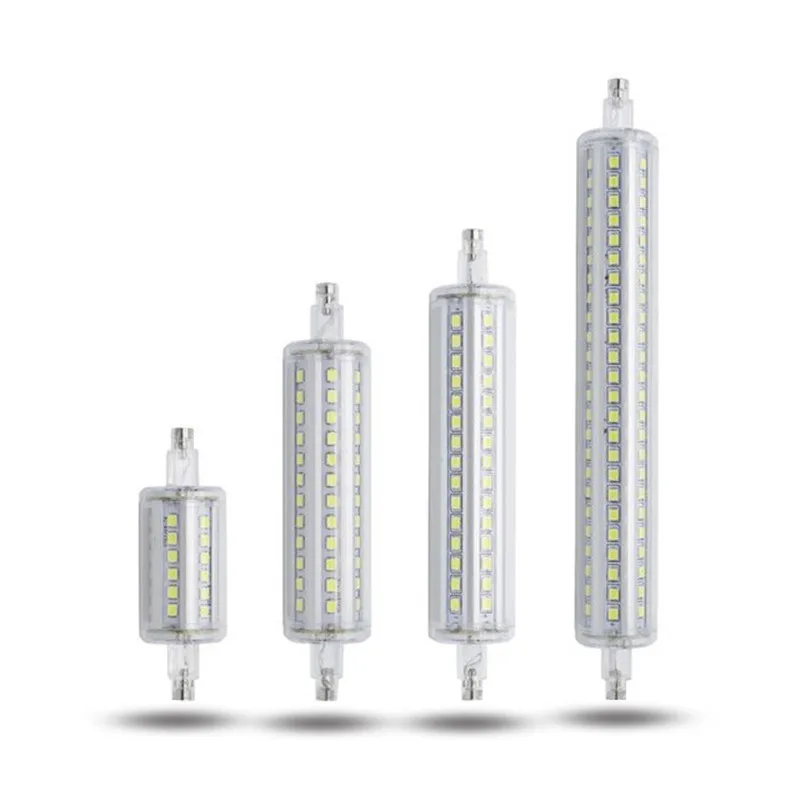 R7s 78mm 118mm 135mm 189mm led 홍수 전구 2835 smd 7 w 14 w 20 w 25 w 교체 할로겐 램프 led 옥수수 lamparda r7s 220 v