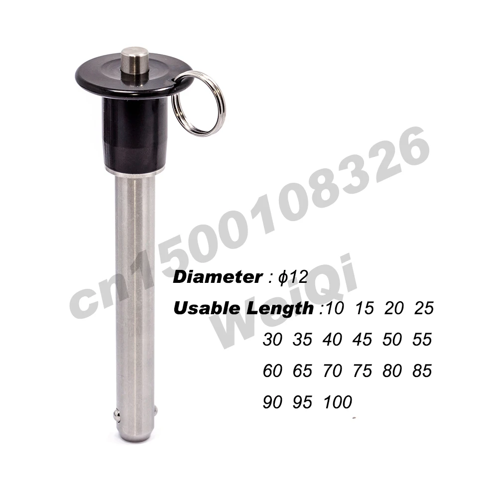 Ball lock pin ,B handle quick release pin,button type,dia 10 length 10 15 20 25 30 35 40 45 50 55 60 65 70 80 90 100 in stock