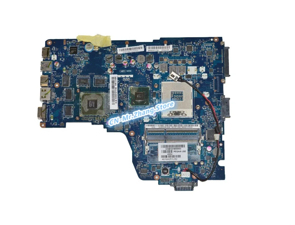 

Used FOR Toshiba A665 A660 Laptop Motherboard K000121740 PHQAA LA-6831P GT540M GPU 1GB RAM DDR3 Test 100% Good