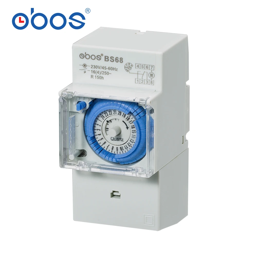 built-in battery first class quality reputation mechanical timer with 48 times off /on time set range 30 min AC110-240V 10A