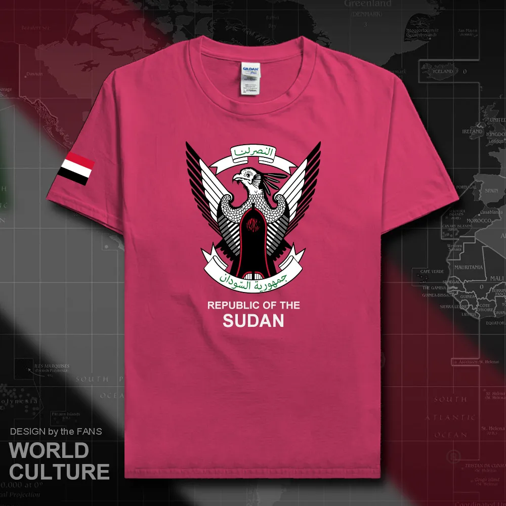 North Sudan Sudanese men t shirt fashion 2018 jersey nation team 100% cotton t-shirt clothing tees country sporting SDN Islam 20