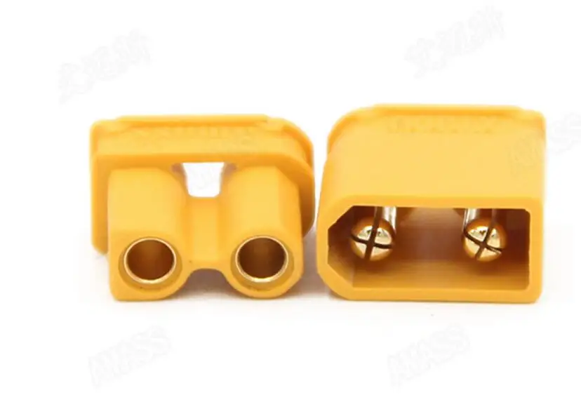 5 pairs Hot selling Yellow Amass XT30 High Quality Male Female Gold-plated Battery connector plug for RC aircraft