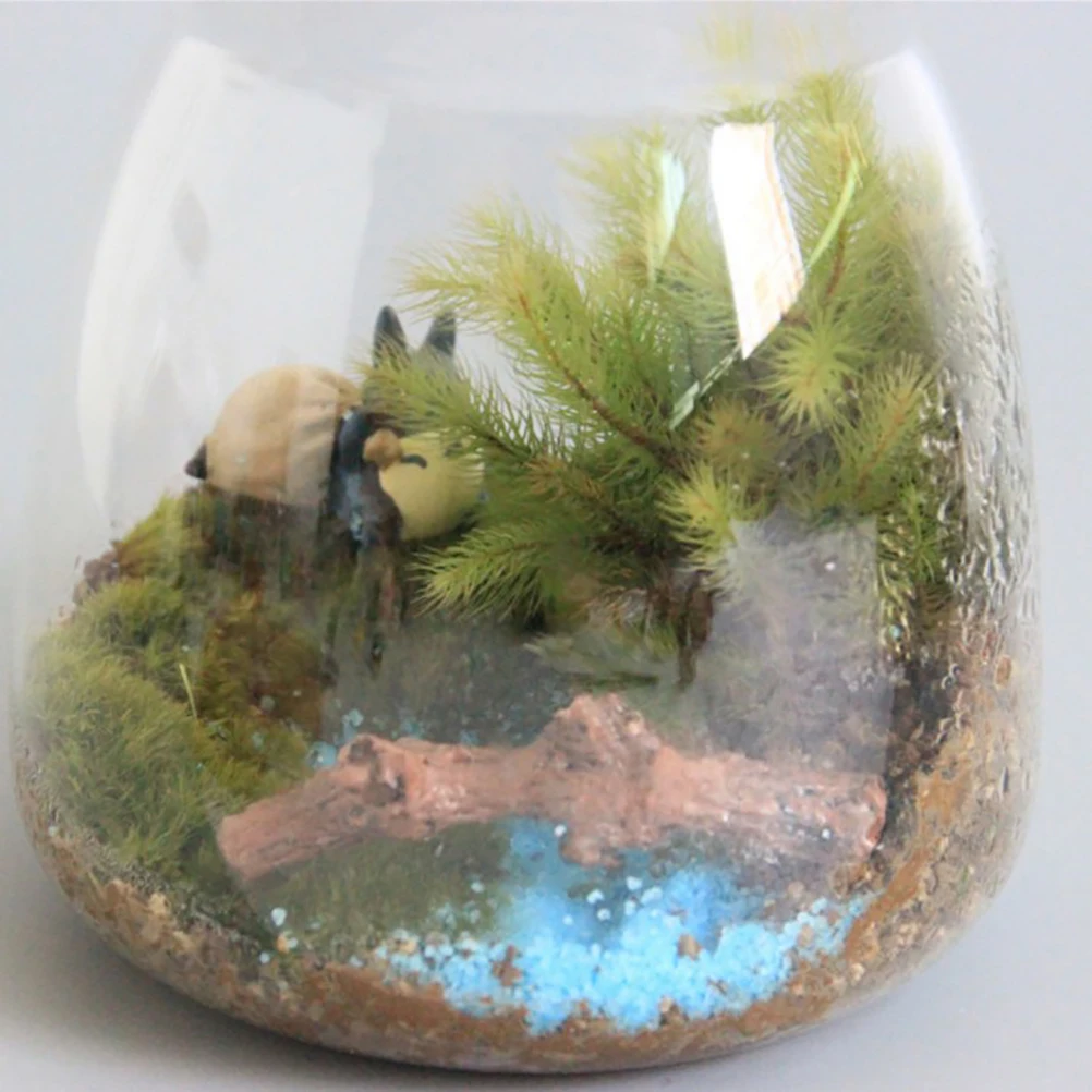 Mini Terrario de jardín de hadas Artificial, accesorios de suculentas, decoración de Micro paisaje seco, tronco de ramas de árbol en miniatura, bricolaje