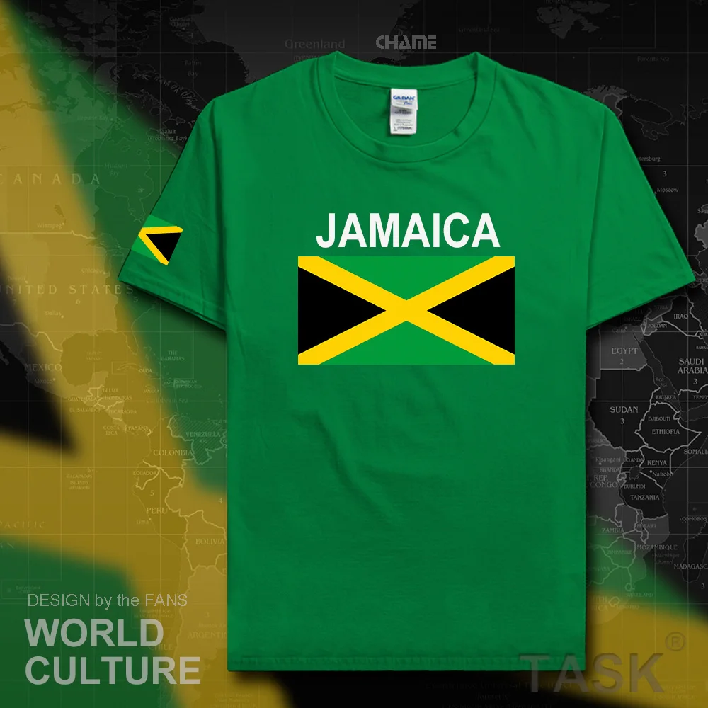Jamaica men t shirt fashion 2017 jerseys nation team tshirt 100% cotton t-shirt gyms clothing tees country sporting JAM Jamaican