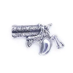 Hand Gun Pendant 316L Stainless Steel Band Party Men Boys Gun Pendant