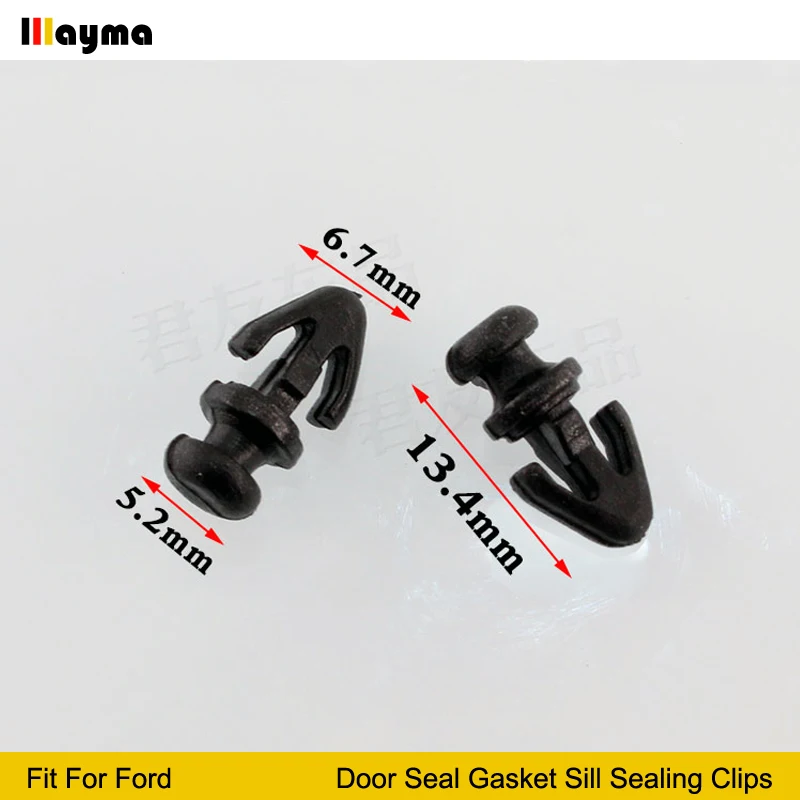 

Plastics clips For Ford Mondeo MKII MKII Door Seal Gasket Sill Sealing Clips Lower Weatherstrip 10x 20x 50x 100x