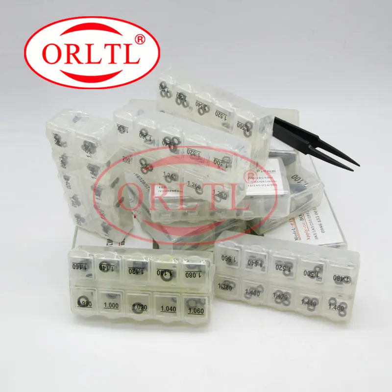 ORLTL Common Rail Injector Adjust Shims B11 B12 B13 B14 B16 B22 B25 B26 B31 B48 B21 B23 Adjusting Washers Shims Gasket 50 Pcs