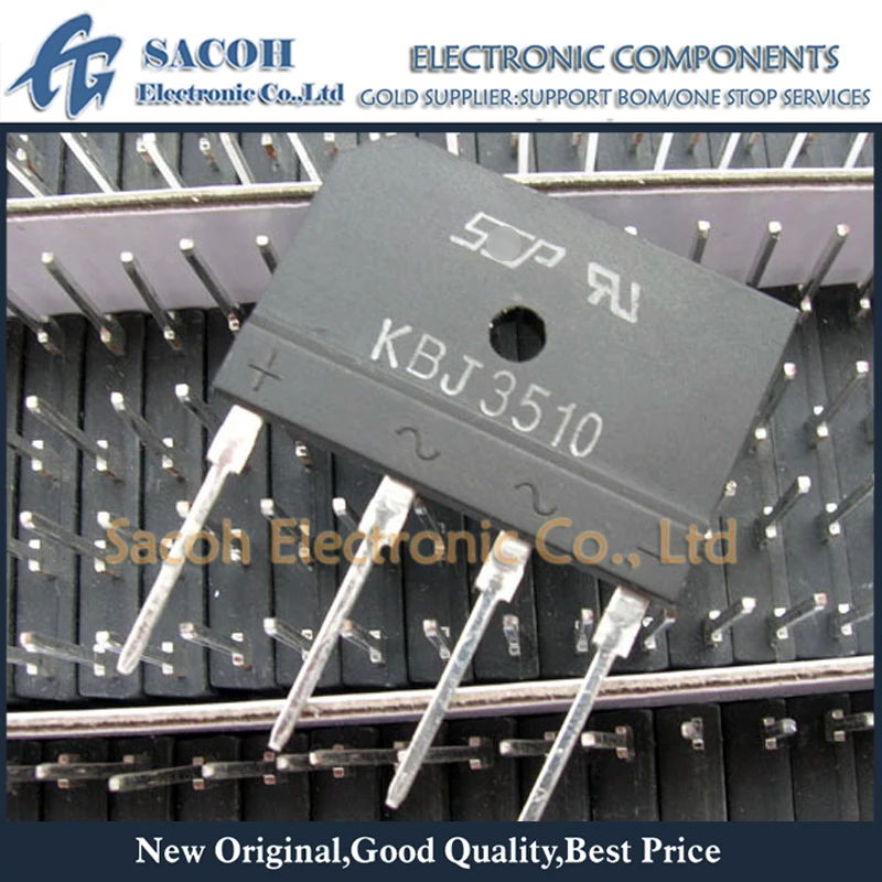 브리지 정류기, KBJ3510 PB3510 또는 KBJ3508 또는 KBJ3506, DIP-4 35A, 1000V, 800V, 600V, 10 개/로트, 신제품