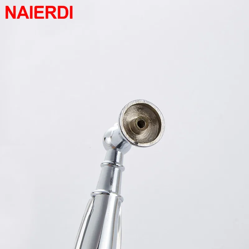NAIERDI Luxury Diamond Crystal Handles Cabinet Handles Closet Door Drawer Knobs Wardrobe Single Hole Furniture Handle