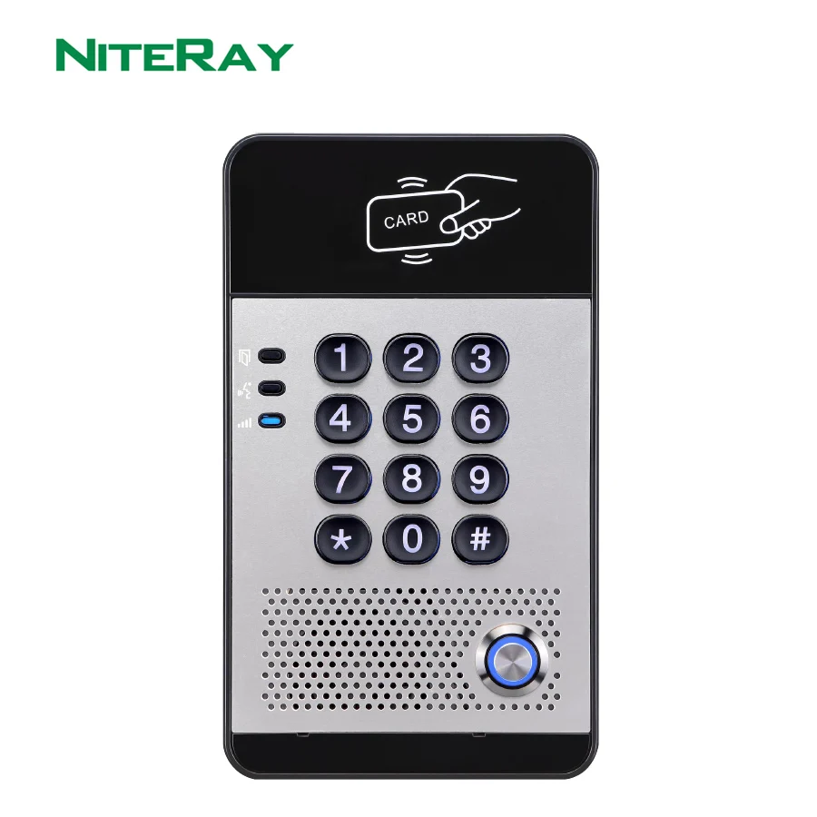 New SIP Intercom System Remote Access Control Audio VoIP Door Phone for Building