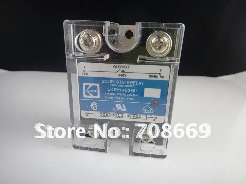 5PCS  mager 10A SSR, input 3-32VDC output 24-480VAC single phase solid state relay,free shipping