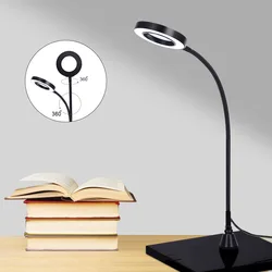 NEWACALOX USB forte lente d'ingrandimento magnetica 3X LED lente d'ingrandimento illuminata braccio flessibile per la lettura della saldatura del banco da lavoro