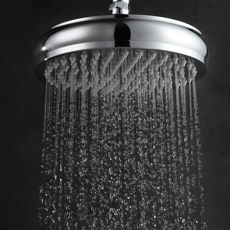 High quality new Luxury 8 inch Chrome Brass Rain Shower Head Top Over-head Shower Sprayer