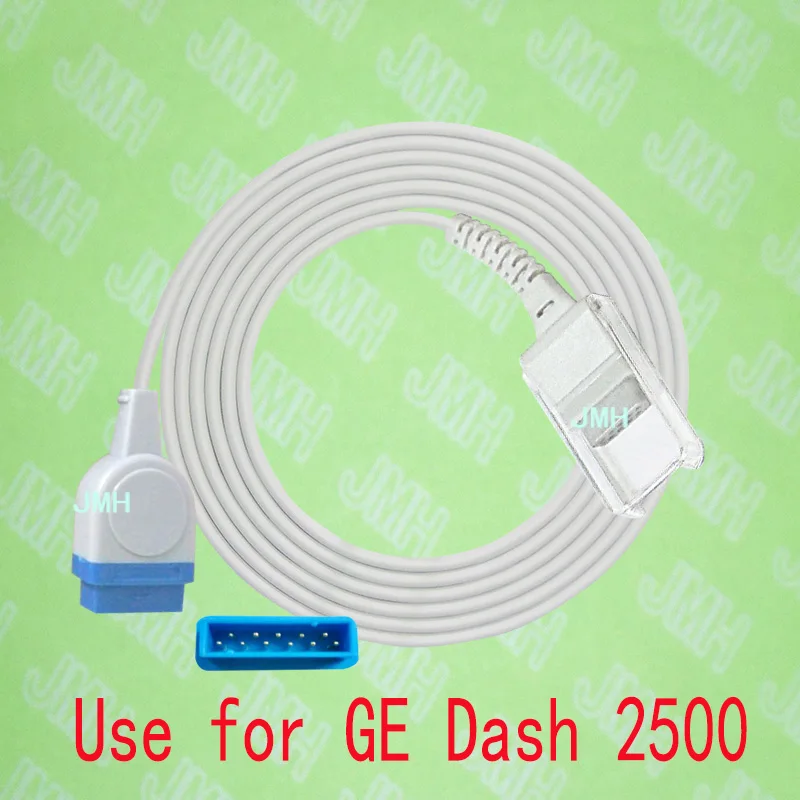 

Compatible with GE Dash 2500,4000 Pulse Oximeter the Spo2 sensor adapte cable, GE 11pin to DB9F.