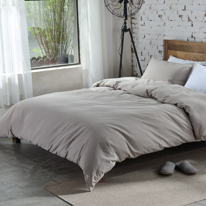 brand 100% cottone bedding duvet cover modern brief sanding home warm high quality simple style wholesale price 1 piece