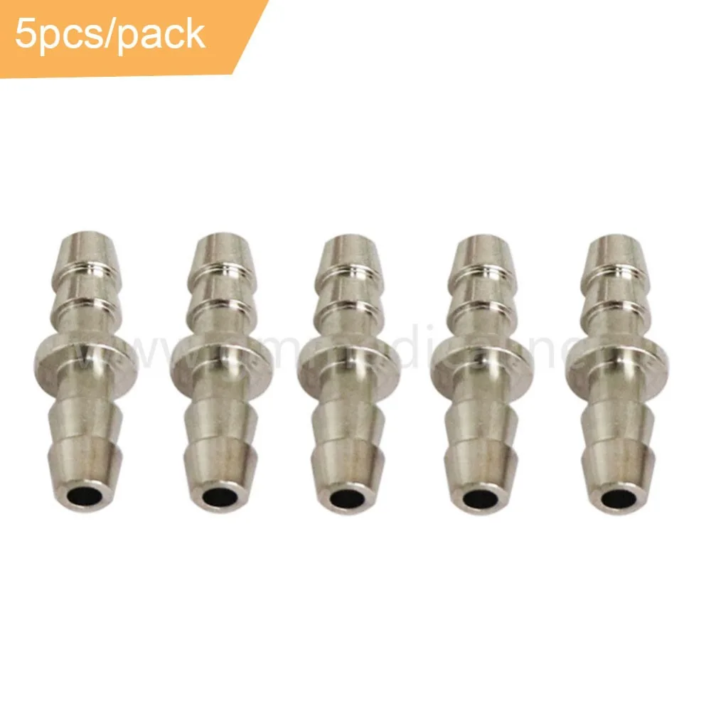 Single Tube Air Hose Adapter Connector NIBP Cuff Air Hose Connector Blood Pressure Cuff Connector 5Pcs/Pack