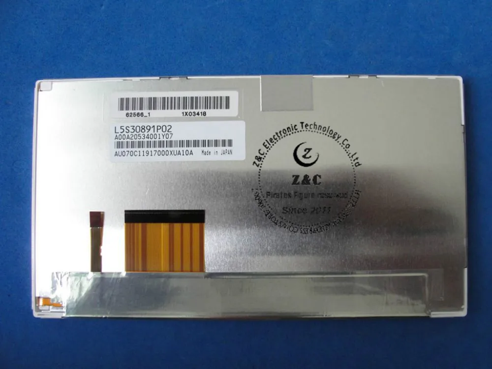 

L5S30891P02 GCX071AKX-E AU070ZC New Original 7.0 inch Car GPS Navigation LCD Display Panel for SANYO