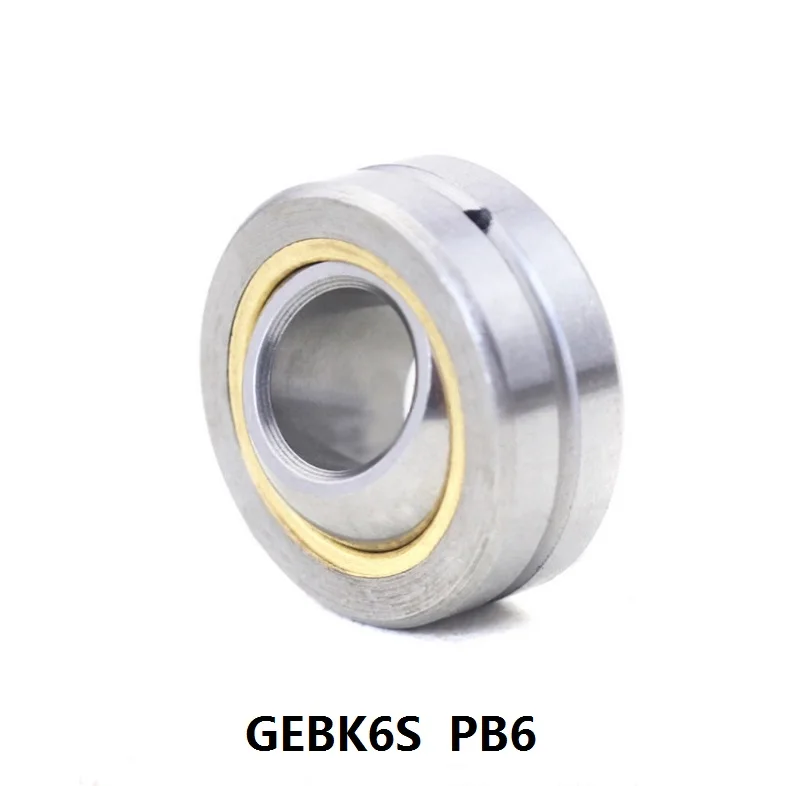 

10pcs/lot GEBK6S PB6 Radial Spherical Plain Bearing With Self-lubrication for shaft 6x18x9x6.75mm