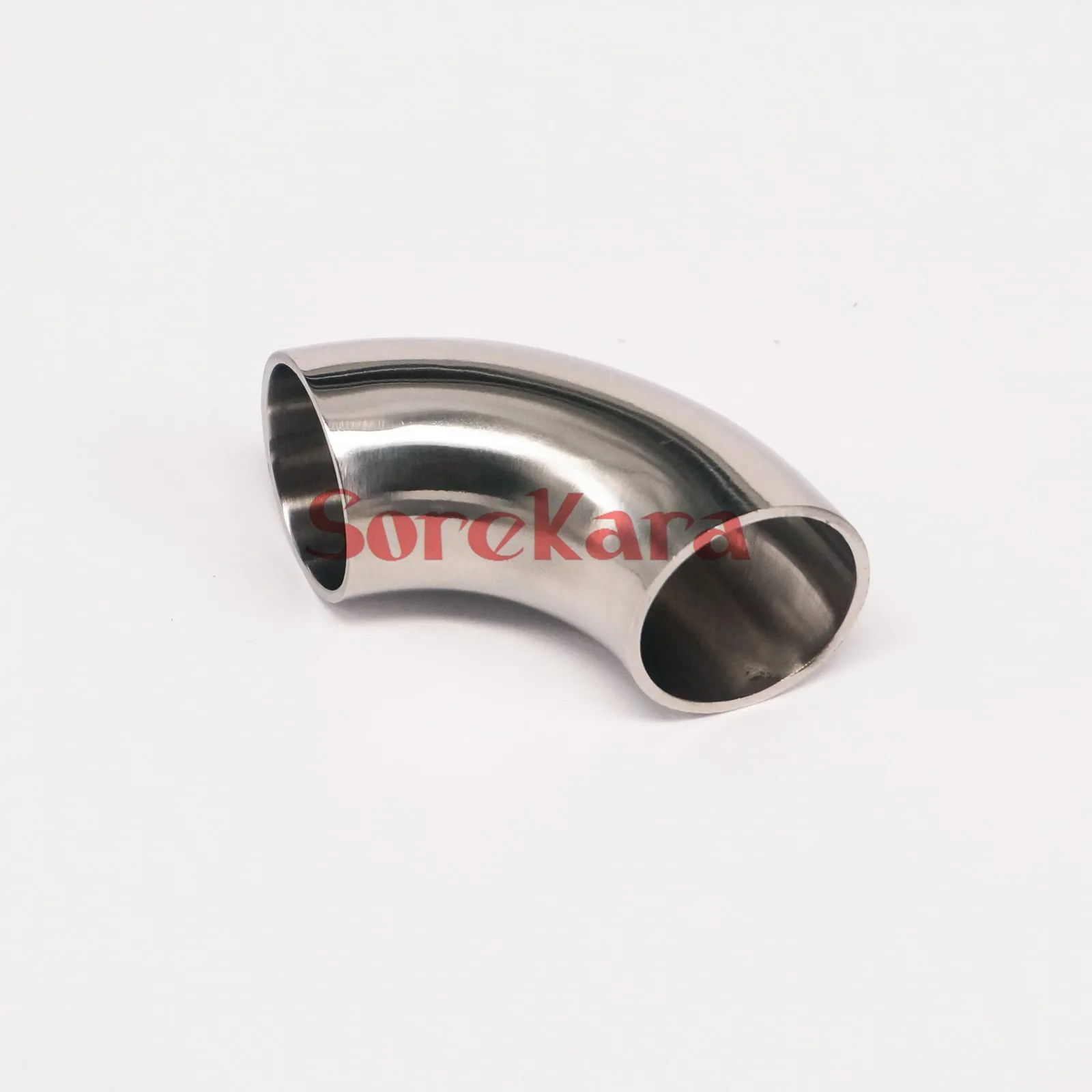 

28mm O/D 304 Stainless Steel Sanitary Butt Weld 90 Degree Elbow Bend Pipe Fitting