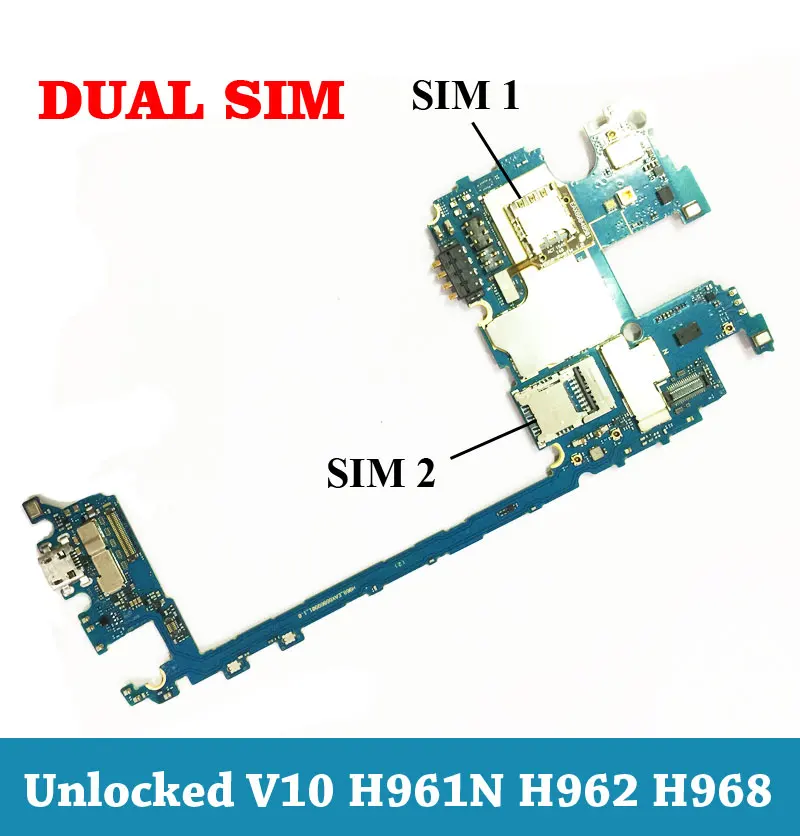 

Ymitn Unlocked Dual Sim Mobile Electronic panel mainboard Motherboard Circuits Flex Cable For LG V10 H961 H962 H968